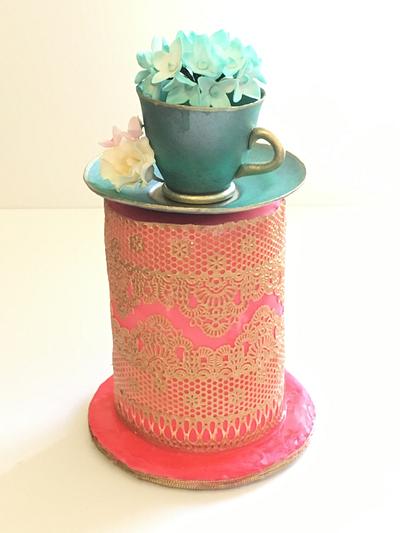 Indian Inspired mothers Day cake - Cake by The Sculptress of Sugar