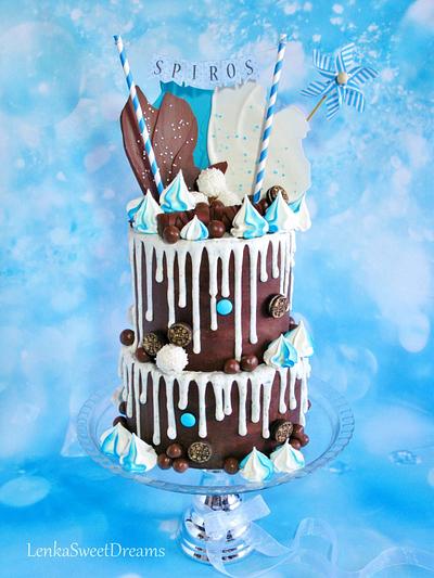 Chocolate drip cake. - Cake by LenkaSweetDreams