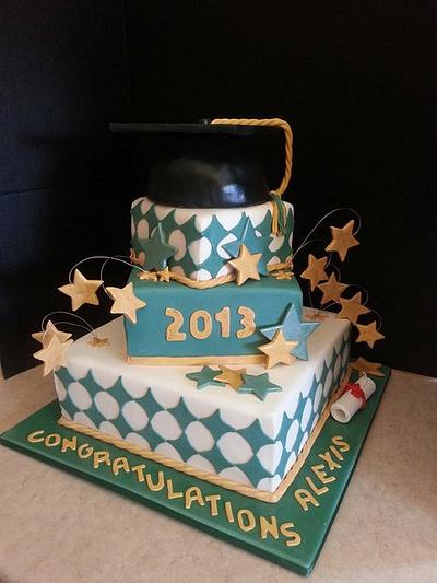 Graduation Cake - Cake by Kassie Smith