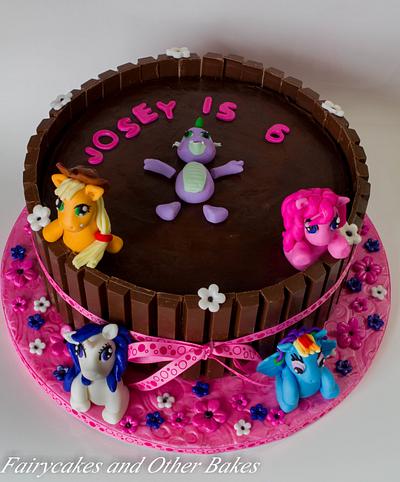 My Little Pony Kit Kat Cake - Cake by Fairycakesbakes