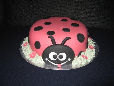Ladybug cake - Cake by rosiecake