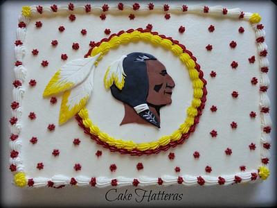 Washington Redskins Groom's Cake - Cake by Donna Tokazowski- Cake Hatteras, Martinsburg WV