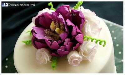 my first peony - Cake by Myska