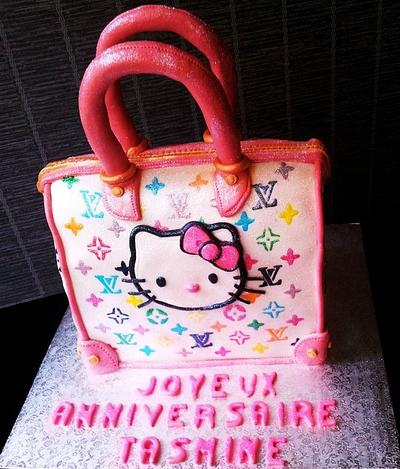Purse Vuitton kitty - Cake by Angelica