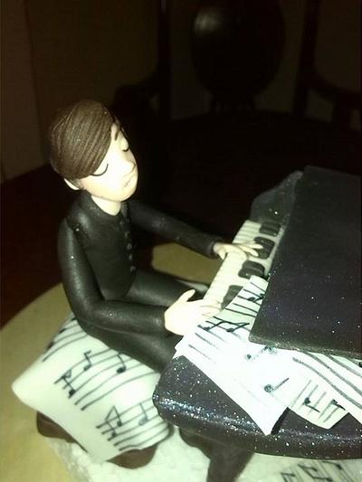 El pianista - Cake by Ángeles Serrano