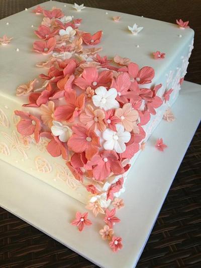 La coulée de fleurs - Cake by wisha's cakes