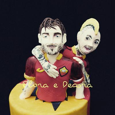 Totti and Nainggolan - Cake by Flora e Decora