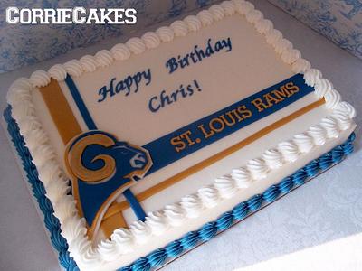 St. Louis Rams - Cake by Corrie