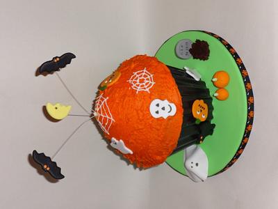 Giant Halloween cupcake - Cake by Jodie Innes