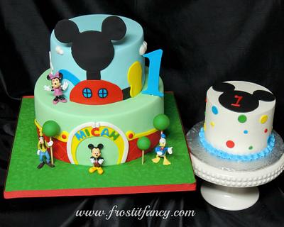 Mickey's Playhouse - Cake by Frost it Fancy Cakes