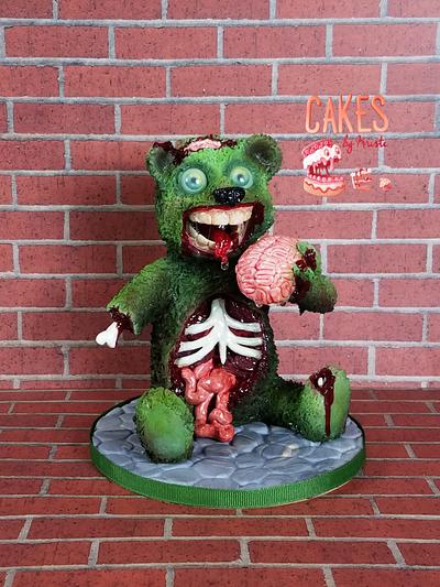 Zombie Bear - Cake by Cakes By Kristi