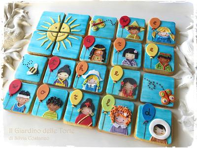 "We are the world" Cookies - Cake by Silvia Costanzo