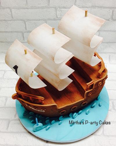 Pirate ship cake - Cake by Mirtha's P-arty Cakes