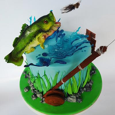 Bass cake  - Cake by The cake shop at highland reserve