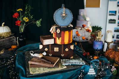 Harry Potter inspired wedding cake  - Cake by Kathryn