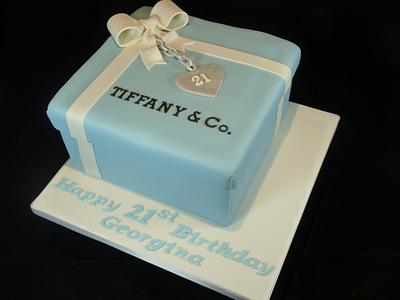 Tiffany Box Cake - Cake by CodsallCupcakes