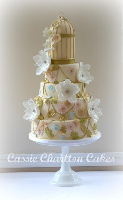 'Flora' wedding cake - Cake by Cassie