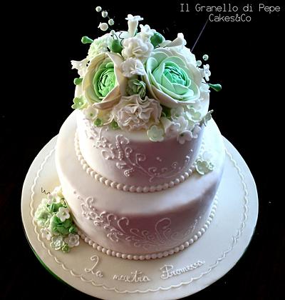 Wedding Cake for Sweet Promise <3 - Cake by Il Granello di Pepe Cakes&Co