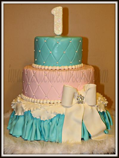 Ruffles and bling - Cake by Jessica Chase Avila