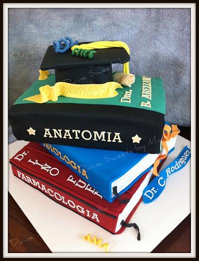 Graduation cake - Cake by Martha Chirinos Teruel