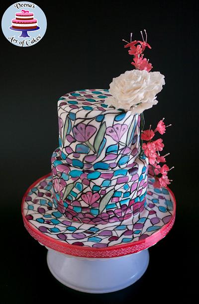 Stained Glass Cake  - Cake by Veenas Art of Cakes 