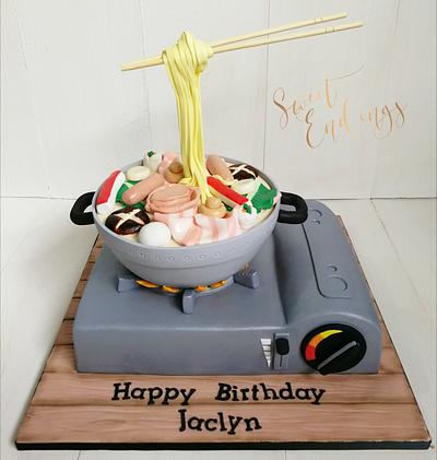 Realistic hot pot cake - Cake by Lulu Goh