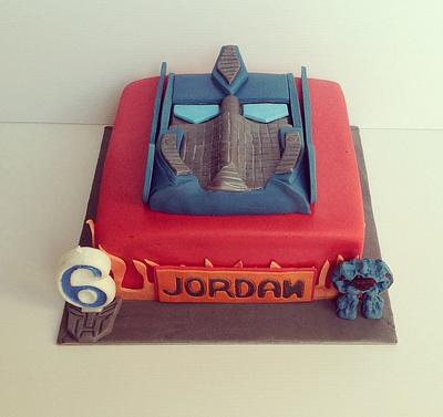 Optimus prime cake - Cake by novita