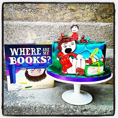 Where are my books - Cake by Danijela Lilchickcupcakes
