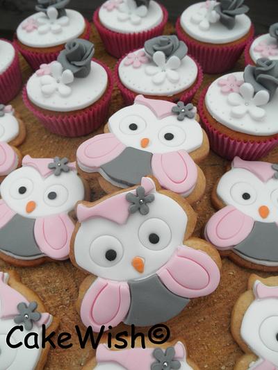 owls cookies for a baby shower - Cake by Anita Veenstra
