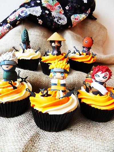 Naruto cupcakes - Cake by Rebecca 
