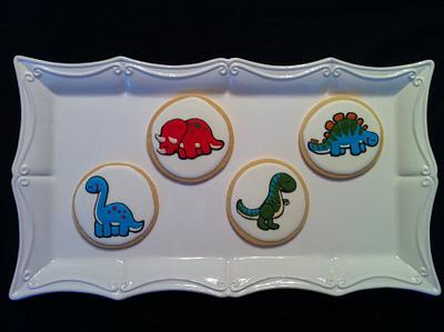 dinosaur cookies - Cake by Tammy 