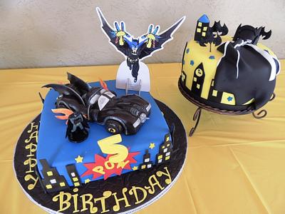 Batman and his Batmobile - Cake by Fun Fiesta Cakes  