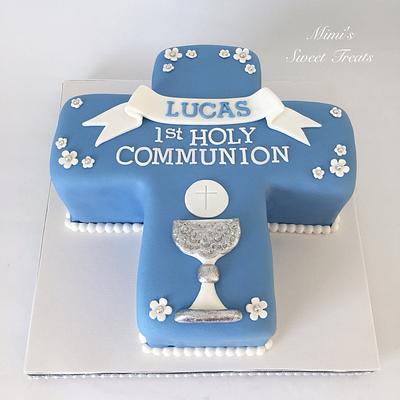 Communion Cake - Cake by MimisSweetTreats