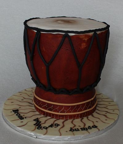 Drum bongo - Cake by Anka