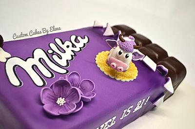 Milka chocolate bar cake - Cake by Elena