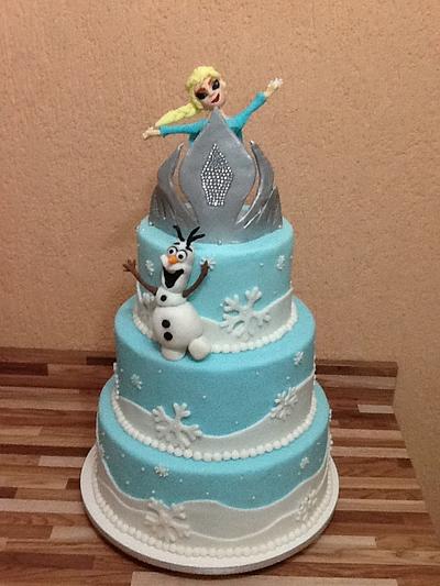 Frozen cake - Cake by claudia borges