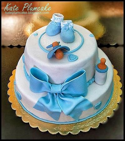 Baby shower - Cake by Kate Plumcake