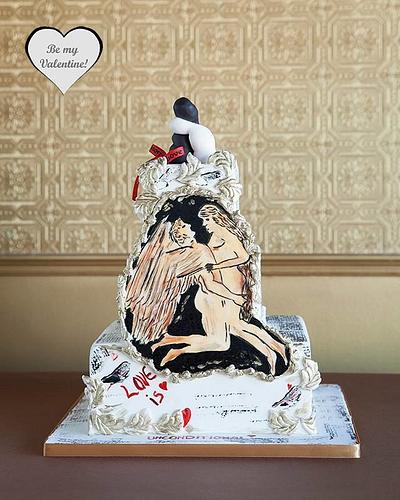 Be my Valentine Unconditional Love  - Cake by Danijela Lilchickcupcakes