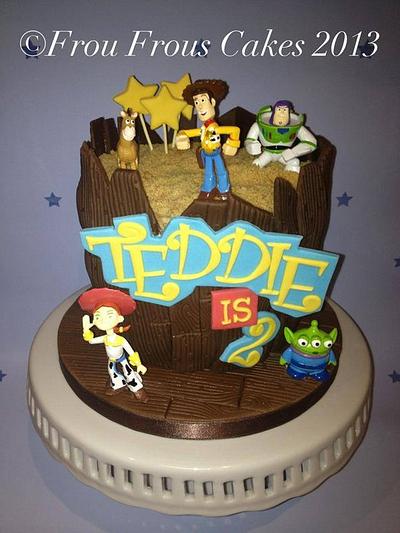 Toy Story Wooden Bucket Cake - Cake by Frou Frous Cakes