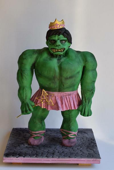 Hulk in Tutu - Cake by Cakes for mates