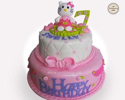 Hello Kitty cake - Cake by Petitery cakes