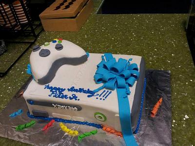 xbox 360 console cake - Cake by kate clemente