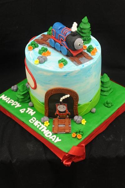 Thomas and James Cake - Cake by Sugarpixy