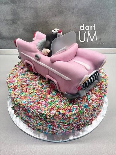Mole in his car - Cake by dortUM