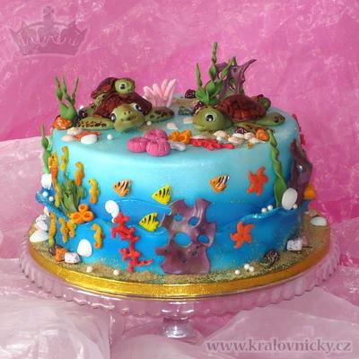 Sea turtles baby - Cake by Eva Kralova