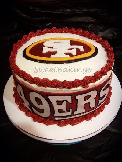 49ers Cake  - Cake by Priscilla 