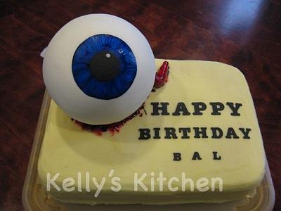 eyeball cake - Cake by Kelly Stevens