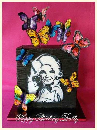 Dolly and her Butterflies - Cake by Madama's Cake Art