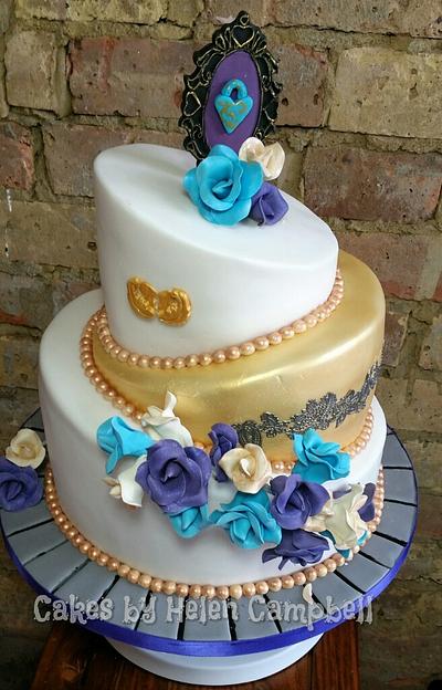 Topsy turvy cake - Cake by Helen Campbell