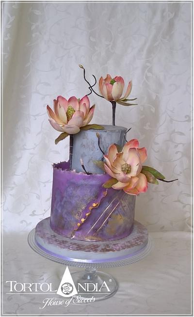 Flowers  cake  - Cake by Tortolandia